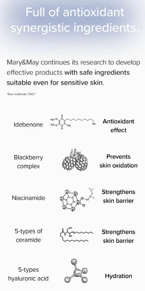 Mary&May Idebenone Blackberry Intense Cream